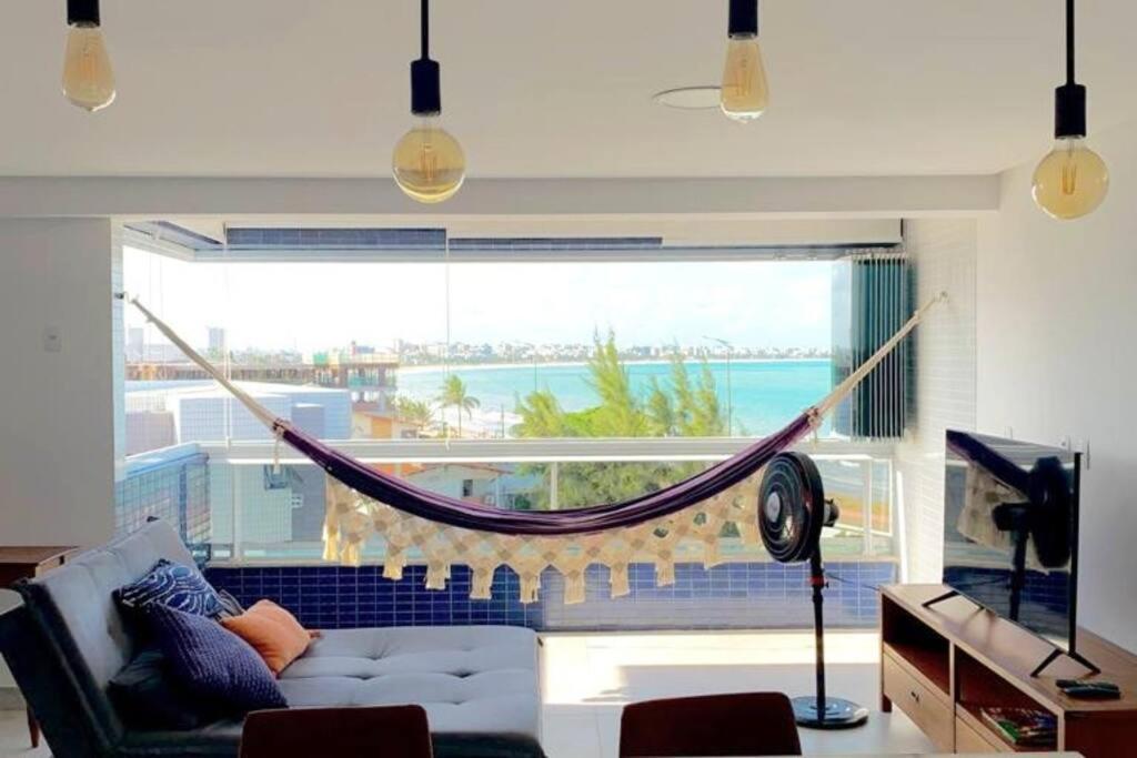 Apartment Joao Pessoa, A Dois Passos Do Paraiso, 2 Com A/c, Vista Panoramica O Mar Do Bessa, Portaria 24h E 2 Vagas De Garagem