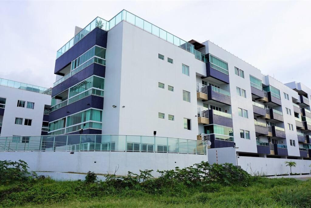 Apartment Joao Pessoa, A Dois Passos Do Paraiso, 2 Com A/c, Vista Panoramica O Mar Do Bessa, Portaria 24h E 2 Vagas De Garagem *