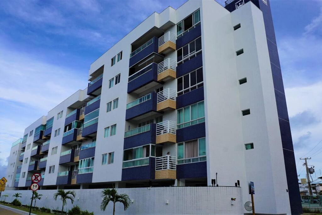 Apartment Joao Pessoa, A Dois Passos Do Paraiso, 2 Com A/c, Vista Panoramica O Mar Do Bessa, Portaria 24h E 2 Vagas De Garagem